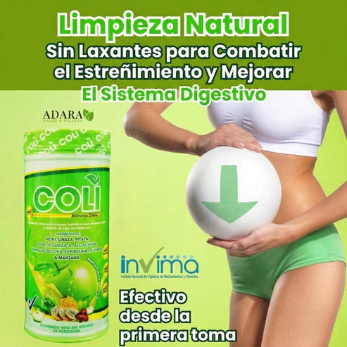 COLI PLUS®  La Solución Integral para Combatir la Hinchazón, la Pesadez y el Malestar